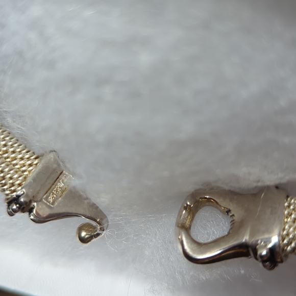 Sterling Silver Hook Bracelet - Picture 4 of 7